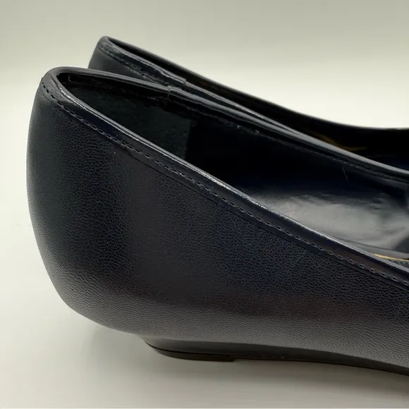 Lauren Ralph Lauren Madison Peep Toes Wedge Pumps Size 9B