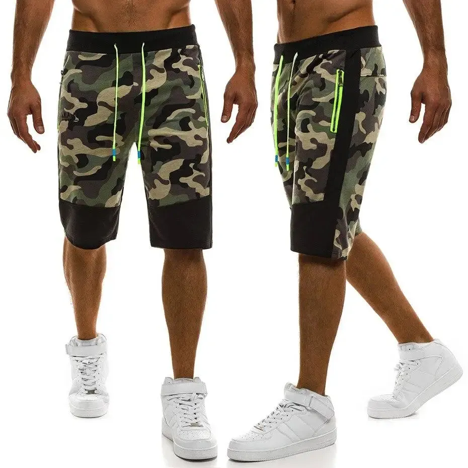 SHORT MILITAIRE EN MOLLETON